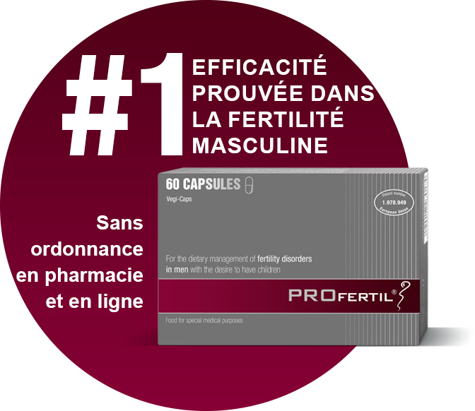 PROFERTIL®: #1 efficacité prouvée dans la fertilité masculine